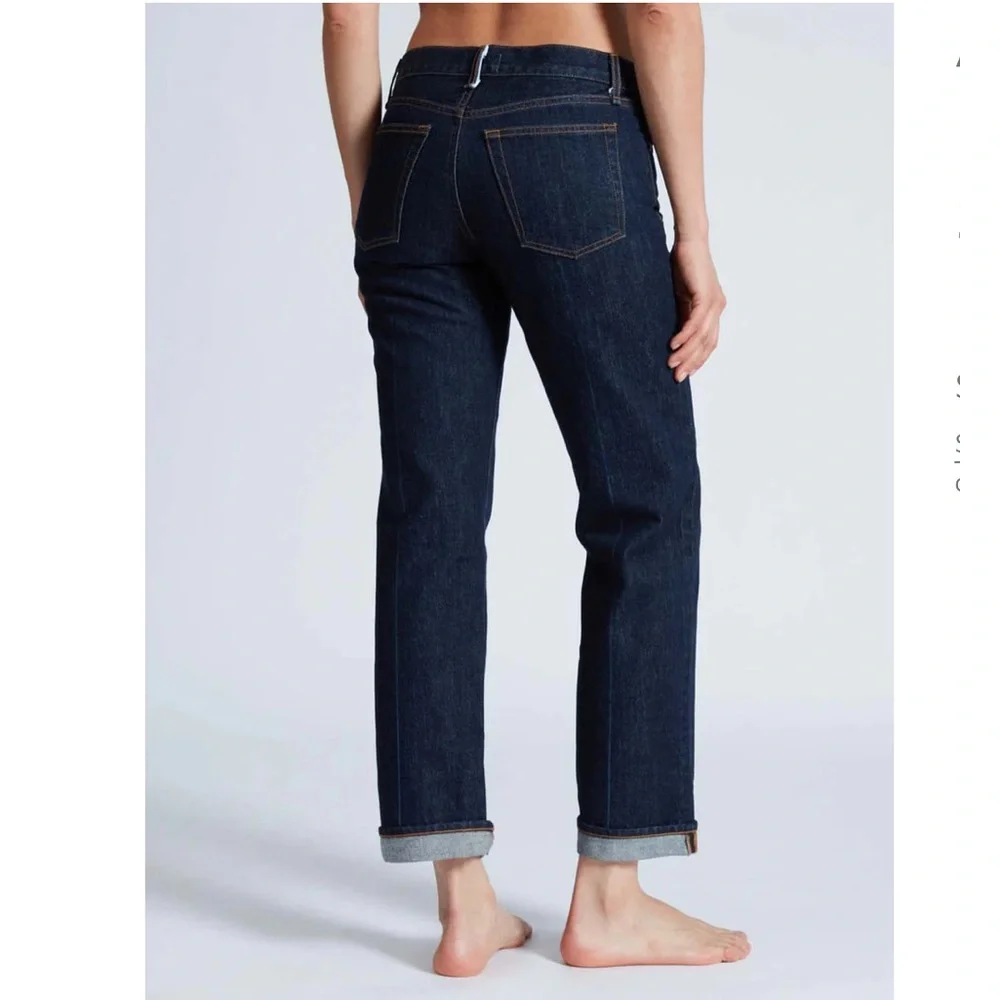 ASKK NY Low Rise Straight Baby Cuff Japanese Denim Jeans